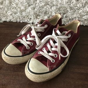 Maroon Converse